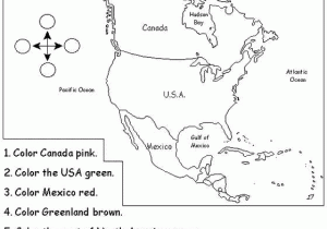 Topographic Map Worksheet Answer Key with Printable Picture Of north America