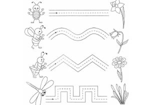 Tracing Straight Lines Worksheets Also 34