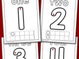 Tracing Worksheets for 3 Year Olds and Free Number Tracing Pages Instant Download
