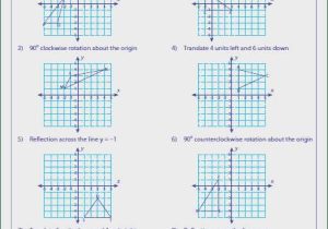 Transformations Review Worksheet together with Rotations Worksheet