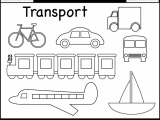 Transportation Worksheets for Preschoolers and with Transportation Coloring Pages for Preschool Coloring