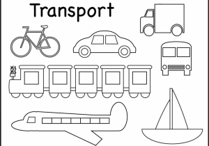Transportation Worksheets for Preschoolers and with Transportation Coloring Pages for Preschool Coloring
