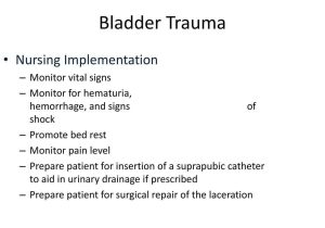Trauma Worksheets therapy or Alterations and Management Of Renal and Urinary Tract Functi
