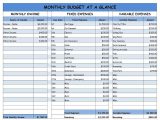 Travel Budget Worksheet and 12 Best Monthly Bud Images On Pinterest