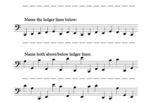 Treble Clef Ledger Lines Worksheet together with 33 Best Music Worksheets Images On Pinterest