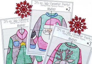 Triangle Angle Sum Worksheet Answer Key together with Christmas Math Activity Ugly Sweaters Plotting Points Mystery