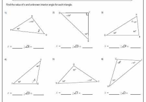 Triangle Congruence Worksheet 1 Answer Key as Well as Triangle Angle Sum theorem Worksheet Doc Kidz Activities
