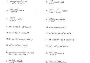 Trig Identities Worksheet Pdf or at This Stage the