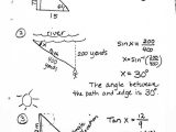 Trig Word Problems Worksheet Answers Also Graphing Trig Functions Worksheet with Answers Image Collections