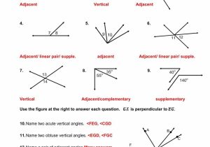 Trigonometry Practice Worksheets or Plementary Angles Worksheet & 5 Adjacent Angles Worksheet""sc" 1