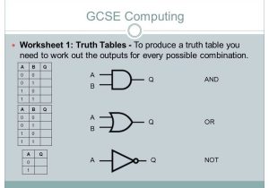 Truth Table Worksheet with Answers Also Truth Table Worksheet A5df9e312a9b Battk