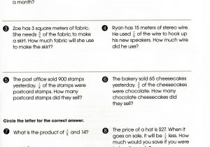 Two Step Equations Word Problems Worksheet together with Math Worksheet Grade 3 Word Problems Refrence Fraction Word Problems