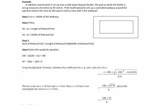 Two Step Equations Word Problems Worksheet with Word Problems for Quadratic Equations Worksheet Valid Using the