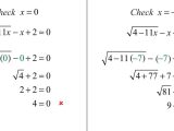 Two Step Equations Worksheet Pdf and solving Radical Equations