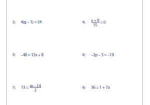 Two Variable Equations Worksheet as Well as Worksheet Works solving Two Step Equations Answers aslitherair