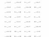 Two Way Frequency Table Worksheet Also solving Simple Equations Worksheets Worksheet for Kids In