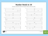 Types Of Bonds Worksheet Also Number Bonds to 10 Teaching Resources Ks1