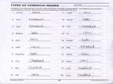 Types Of Chemical Bonds Worksheet Answers Also Chemical Bond Worksheet Choice Image Worksheet Math for Kids