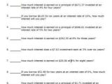 Unit Rate Worksheet 7th Grade Along with Simple Interest Worksheets with Answers