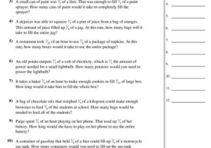 Unit Rate Worksheet 7th Grade Also Ratios and Proportional Relationships 7th Grade Worksheets