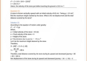 Universal Gravitation Worksheet Physics Classroom Answers and Ncert solutions for Class 9 Science Chapter 10 Gravitation