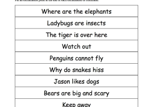 Unscramble Sentences Worksheets 1st Grade and Animal Writing Worksheets at Enchantedlearning