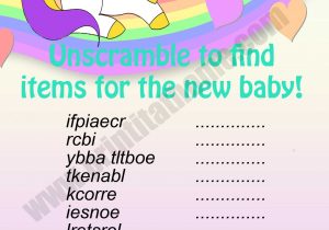 Unscramble Words Worksheets Pdf Also Baby Firsts Shower Game Zoom Word Search Unscramble Loading