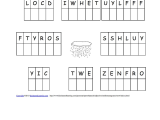 Unscramble Words Worksheets Pdf and Weather Related Activities at Enchantedlearning
