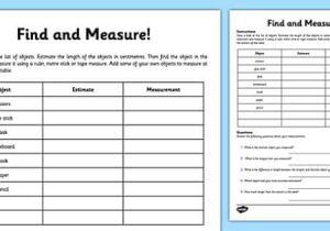 Using A Metric Ruler Worksheet Along with Measure and Begin to Record Lengths and Heights 2014