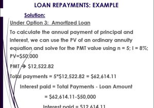 Va Maximum Loan Amount Calculation Worksheet and the Time Value Of Money Lecture 2 Online Presentation