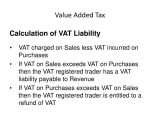 Va Maximum Loan Amount Calculation Worksheet as Well as Value Added Tax Calculation Of Vat Liability Ppt