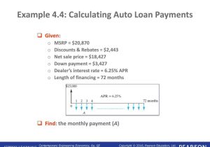 Va Maximum Loan Amount Calculation Worksheet or Equivalence Calculations with Effective Interest Rates Ppt