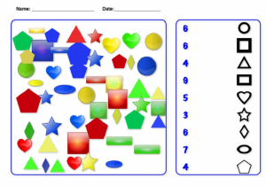 Vector Components Worksheet Also Free Number and Shapes Printable Shelter