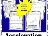 Velocity Acceleration Worksheets and 107 Best the Trendy Science Teacher Images On Pinterest