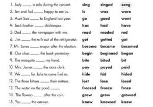 Verbs Worksheet Pdf with 194 Best We Love Grammar Verb Tenses Images On Pinterest