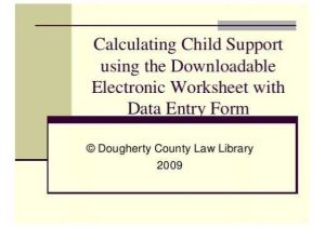 Virginia Child Support Worksheet or Worksheets 49 New Georgia Child Support Worksheet Hi Res Wallpaper