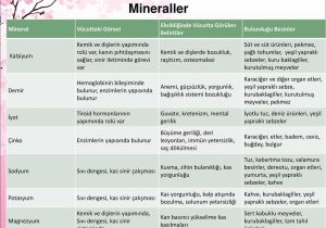 Vitamins Minerals and Water Worksheet Answers and Su Ve Mineral Maddeler Nedir Blse