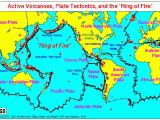 Volcanoes and Plate Tectonics Worksheet Also Map Ring Of Fire Volcanoes