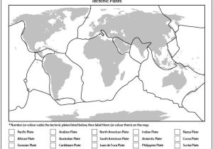 Volcanoes and Plate Tectonics Worksheet or Tectonic Plates Map to