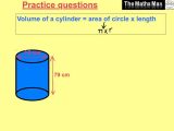 Volume Of A Cylinder Worksheet Pdf Also Volume Of A Cylinder Practice Questions and Answers Youtub