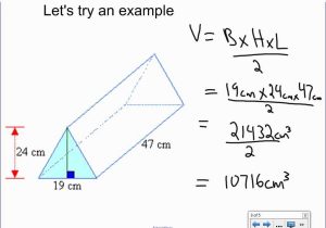 Volume Of A Cylinder Worksheet Pdf Also Volume Of A Triangular Prism All Video Clips Full Hd Clip