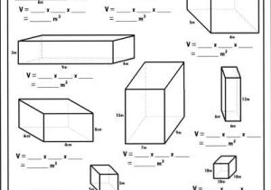Volume Of Prisms Worksheet with Volume and Capacity Worksheets Worksheets for All