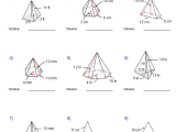Volume Of Pyramids Worksheet Kuta Along with Volumes Sphere Cone and Pyramid Worksheets the Best Worksheets