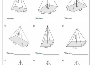 Volume Of Pyramids Worksheet Kuta as Well as 44 Best Volume Prism Worksheet and Answers – Free Worksheets