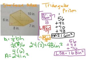 Volume Of Rectangular Prism Worksheet together with Triangular Prism Surface area Worksheet Image Collections