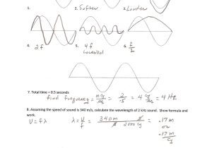 Wave Equation Worksheet Answer Key and Conservation Momentum Worksheet Answers Chapter 8 the Best