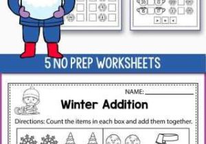 Winter Math Worksheets Along with First Grade Math Worksheets 1st Worksheet Maths for Class Addition