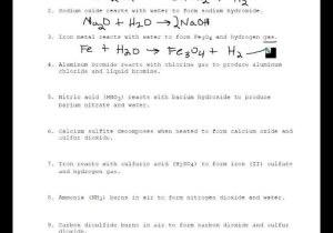 Word Equations Chemistry Worksheet or Simple Word Equations for Chemical Reactions Worksheet Lovely How to
