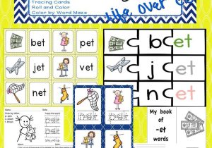 Word Family Worksheets Pdf Along with Et Family Worksheets Worksheet for Kids Maths Printing