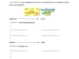 Words Used as Nouns and Adjectives Worksheet Along with Worksheets 48 New Adjective Worksheets High Definition Wallpaper